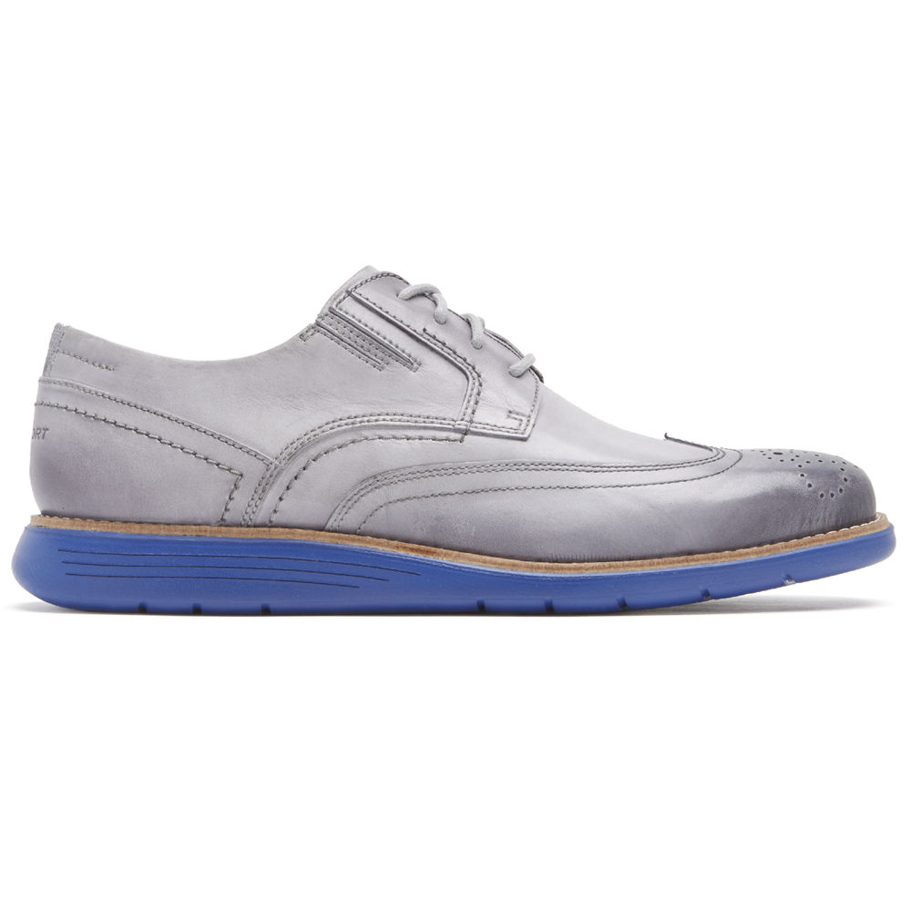 Rockport Finskor Herr Silver - Total Motion Sport Wingtip - ZEMRL9187